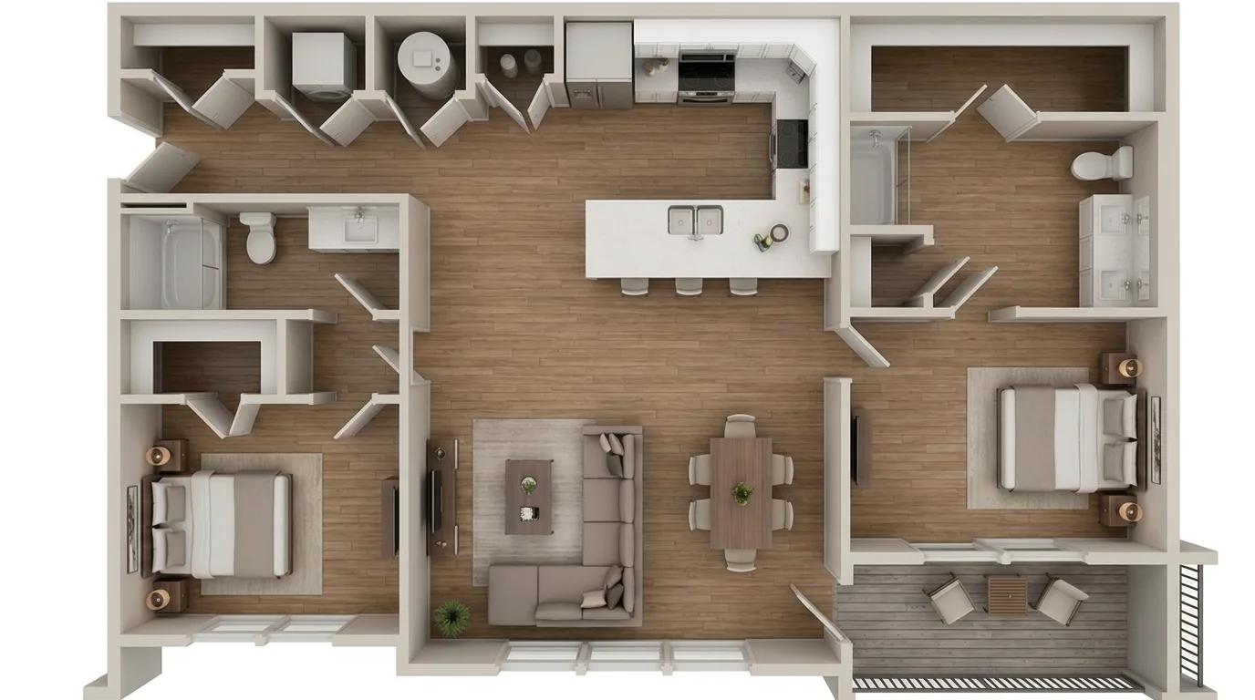 C1 / C2 floorplan preview