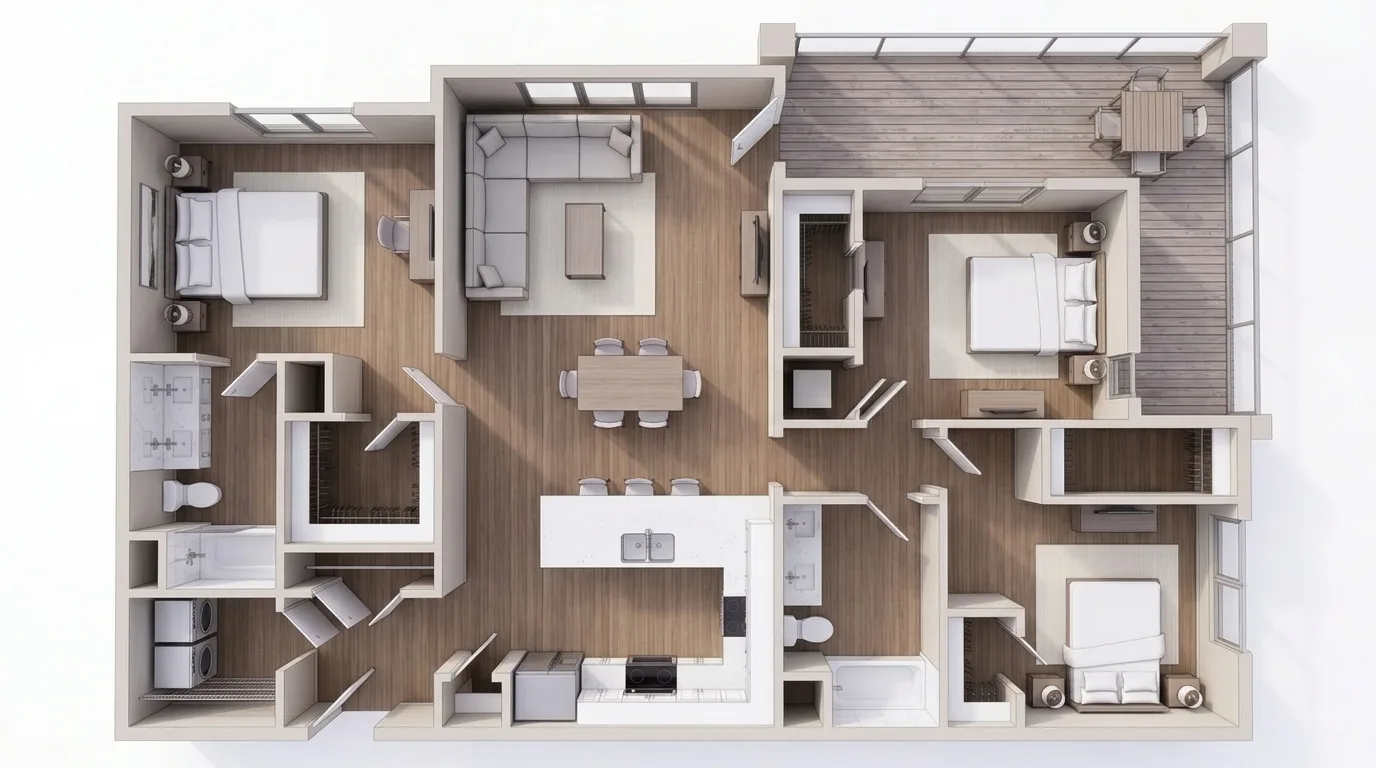 E1 / E2 floorplan preview